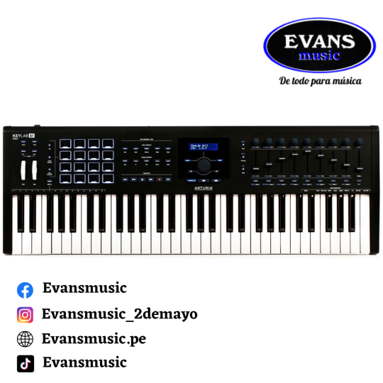 Arturia Controlador KEYLAB 61 mkII - Negro