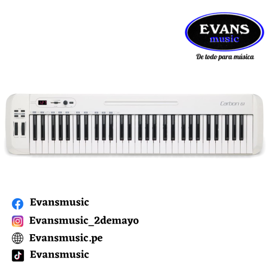 Samson Controlador Midi Carbon 61 - Blanca