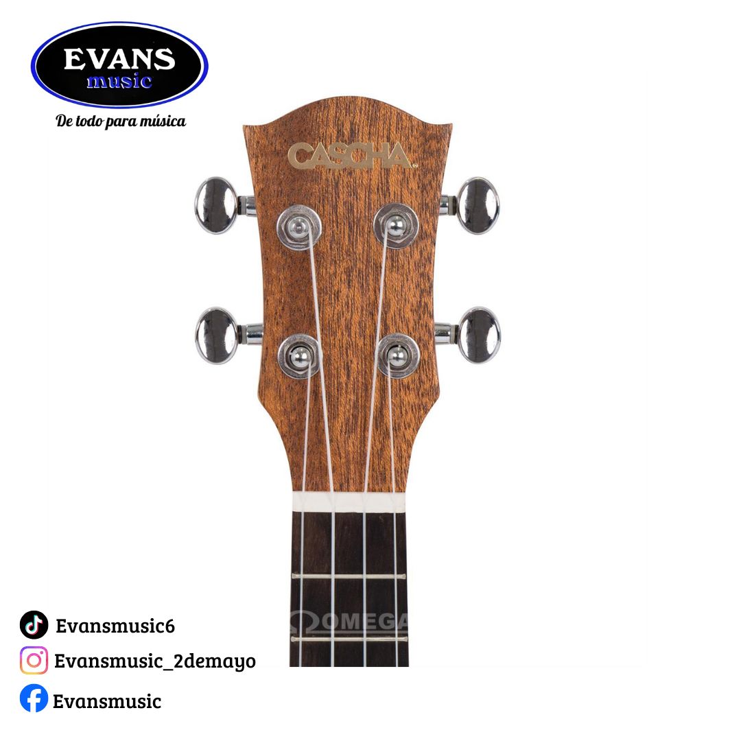 Ukelele de Concierto Premium CASCHA Color Pino HH2150 - Imagen 2